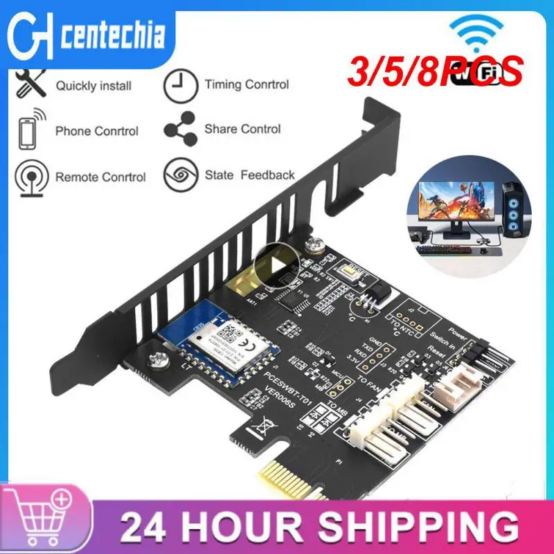 3/5/8PCS 1x Pcie Card Pc Power Button Reset Switch App Remote Control Smart Life App Power Reset Switch
3/5/8PCS 1x Pcie Card Pc Power Button Reset Switch App Remote Control Smart Life App Power Reset Switch