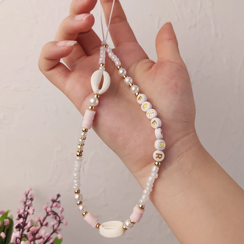 Mobile Phone Lanyard Short Wrist Strap Handmade Lanyard Beaded Chain Bead Fashion Tide Brand Pendant Mobile Phone Accessories
Mobile Phone Lanyard Short Wrist Strap Handmade Lanyard Beaded Chain Bead Fashion Tide Brand Pendant Mobile Phone Accessories