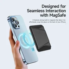 New Magsafe Wallet Compatible with Iphone 14 13 12 Pro Mag Safe Secure Credit Card Holder Leather Magnetic Card Wallet Holder