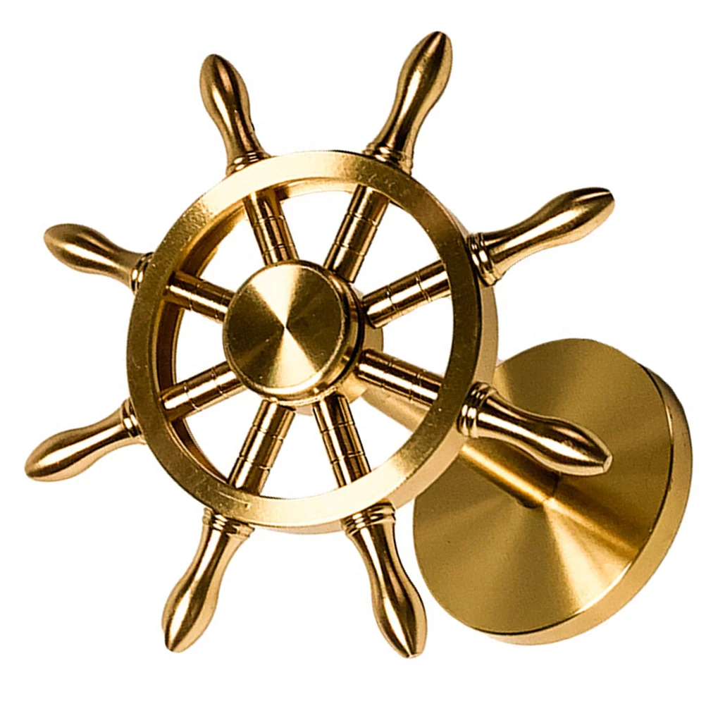 Vintage Style Brass Rudder Decoration Desktop Mediterranean Ornament Brass Rudder Model
Vintage Style Brass Rudder Decoration Desktop Mediterranean Ornament Brass Rudder Model