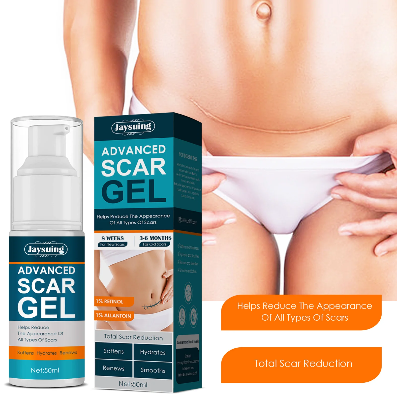 50ml Scar Removal Gel Effective C-Section Tummy Tuck Burns Keloid Acnes Removal Surgical Scars Treatment Retinol
50ml Scar Removal Gel Effective C-Section Tummy Tuck Burns Keloid Acnes Removal Surgical Scars Treatment Retinol