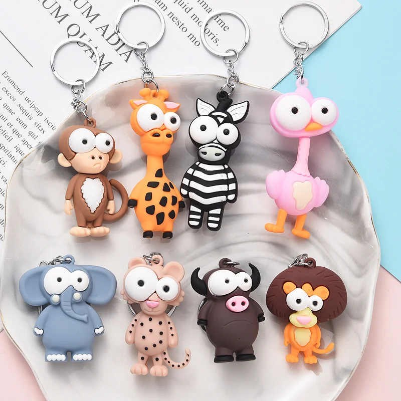 Keychain Bag Car Pendant Cartoon Giraffe Lion Animal Funny Toy Key Rings Holder Birthday Gifts Auto Key Accessories Decoration
Keychain Bag Car Pendant Cartoon Giraffe Lion Animal Funny Toy Key Rings Holder Birthday Gifts Auto Key Accessories Decoration