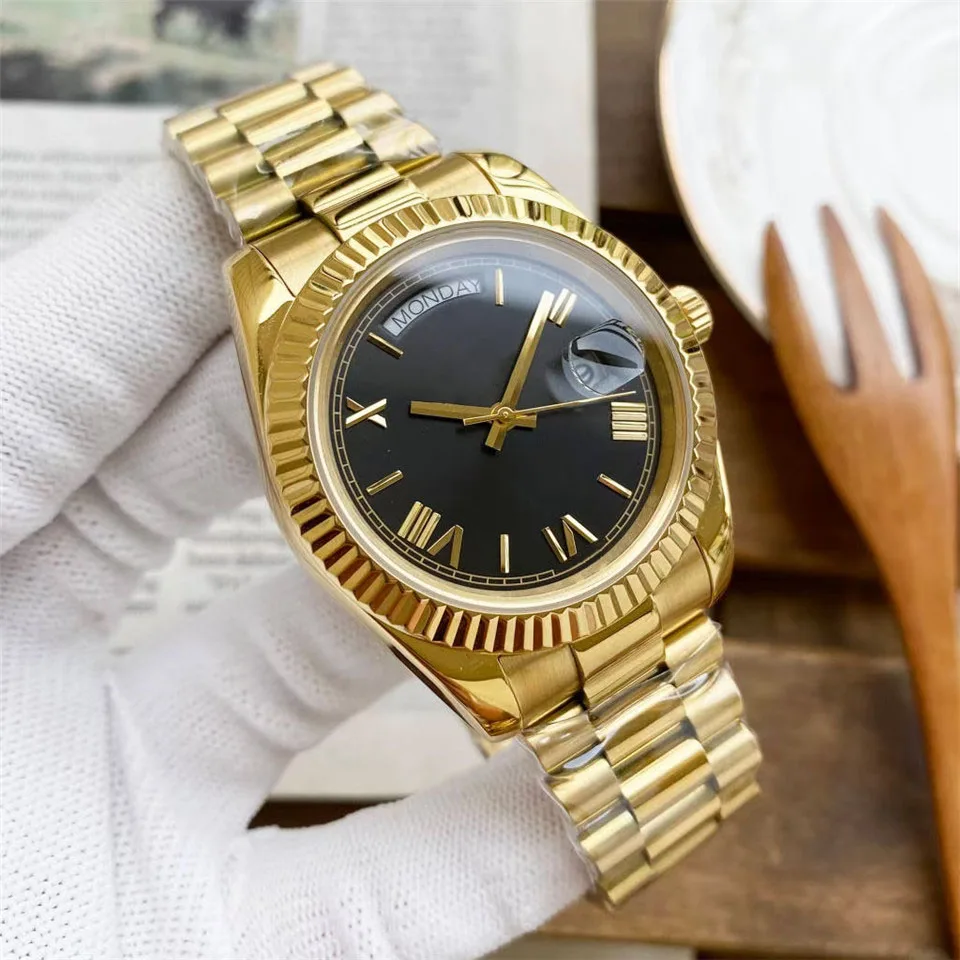 

Мужские и женские часы 904L из нержавеющей стали, водонепроницаемые автоматические механические часы с датой и сапфировым стеклом, 36 мм, 41mm-RLX