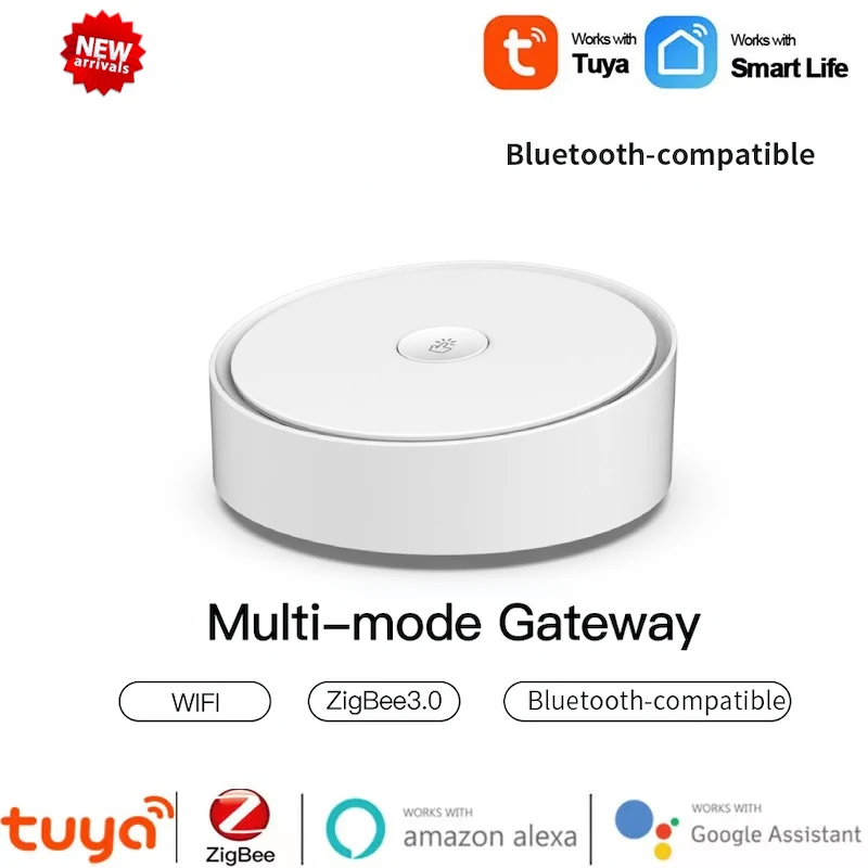 Tuya ZigBee Smart Gateway Hub ZigBee+Bluetooth Smart Home Bridge Smart Life APP Wireless Remote Controller For Alexa Google Home
Tuya ZigBee Smart Gateway Hub ZigBee+Bluetooth Smart Home Bridge Smart Life APP Wireless Remote Controller For Alexa Google Home