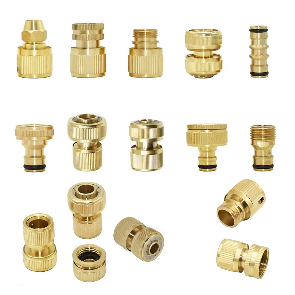 1/2 3/4 5/8 1& Thread Hose Quick Connector Brass Garden Watering Fittings Drip Irrigation Copper Hose Quick Coupler
1/2 3/4 5/8 1& Thread Hose Quick Connector Brass Garden Watering Fittings Drip Irrigation Copper Hose Quick Coupler