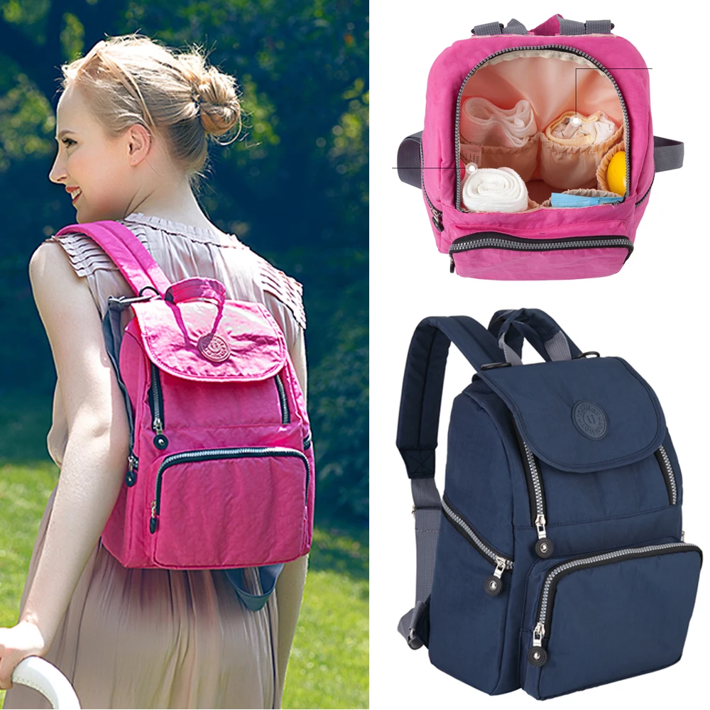 

Рюкзак для детских подгузников, водонепроницаемая сумка для мам, на детскую коляску, уход за ребенком, модная вместительная сумка для ухода ...