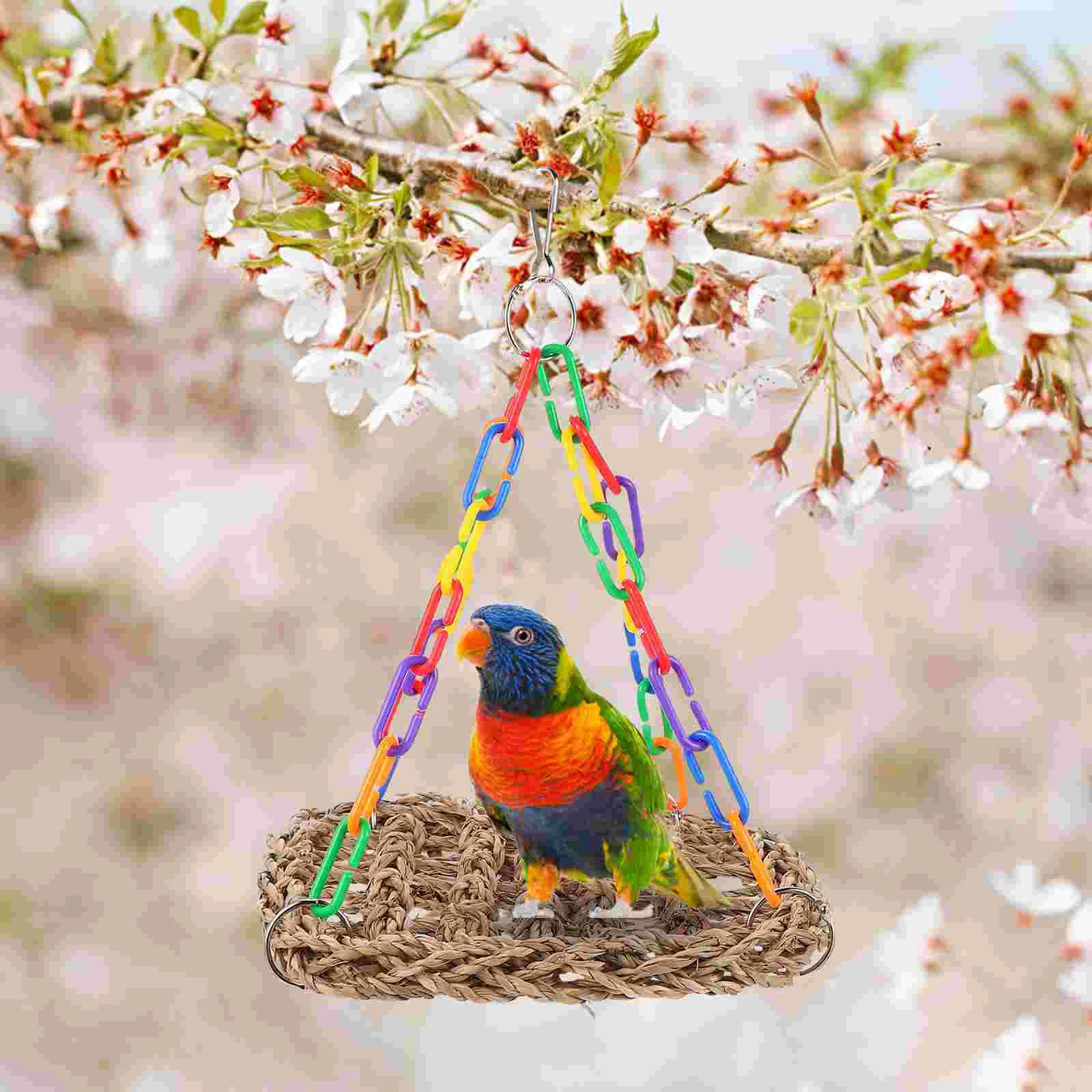 Birdswing Parrot Hammock Swings Climbing Cage Supply Parakeet Woven Perchparakeets Large
Birdswing Parrot Hammock Swings Climbing Cage Supply Parakeet Woven Perchparakeets Large