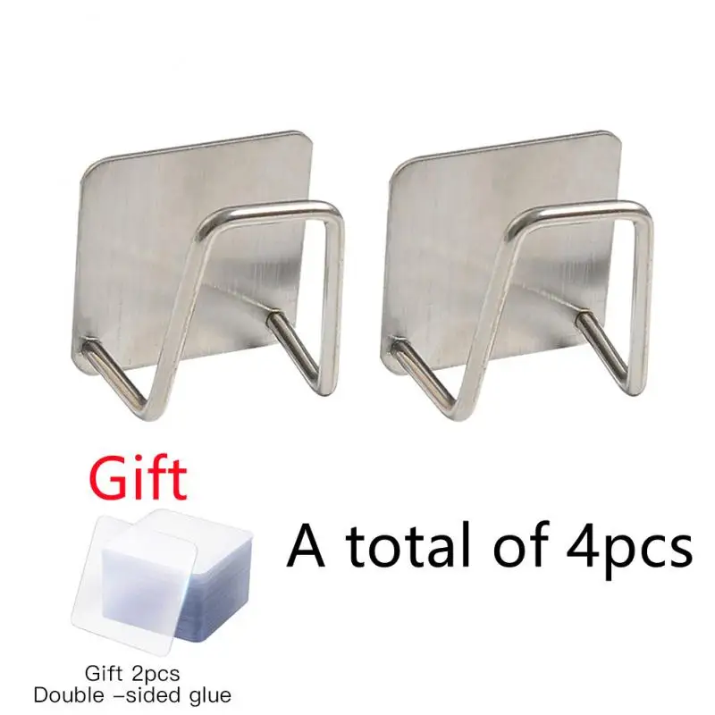 2pcs Sponges Holder Stainless Steel Kitchen Sink Drain Basket Drain Cleaning Brush Hook Sponge Storage Rack Wall Hooks Organizer
2pcs Sponges Holder Stainless Steel Kitchen Sink Drain Basket Drain Cleaning Brush Hook Sponge Storage Rack Wall Hooks Organizer