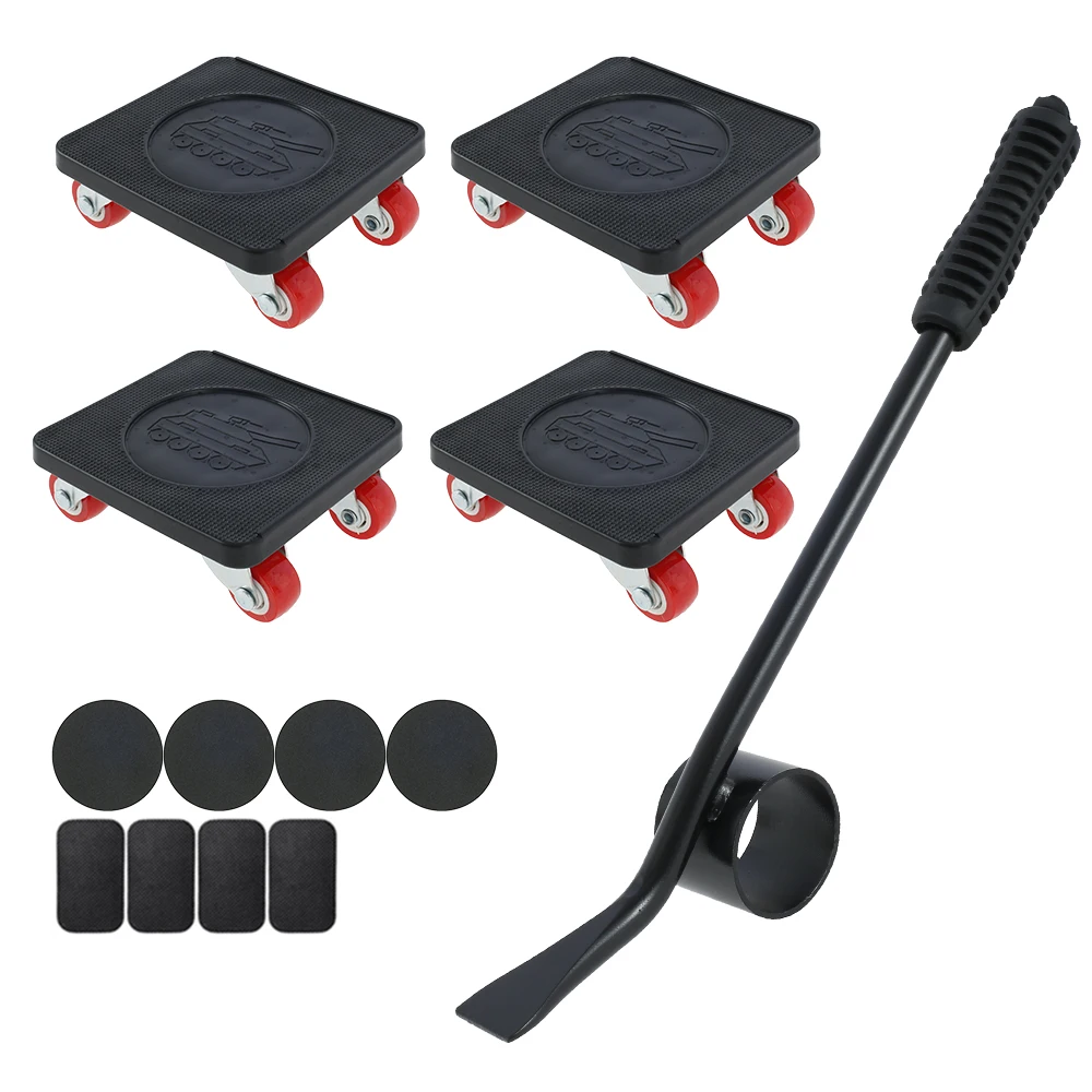 400KG Heavy Duty Furniture Lifter Transport Mover Lifter Slides Wheel Easy Furniture Mover Tool Set Wheel Roller Bar Hand Tools
400KG Heavy Duty Furniture Lifter Transport Mover Lifter Slides Wheel Easy Furniture Mover Tool Set Wheel Roller Bar Hand Tools