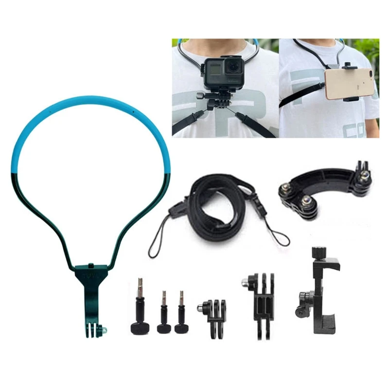 Mobilephone Stands,Universal Hanging on Neck Cell Phone Mount Holder, Flexible Lazy Bracket for Action Camera E8BE 
Mobilephone Stands,Universal Hanging on Neck Cell Phone Mount Holder, Flexible Lazy Bracket for Action Camera E8BE