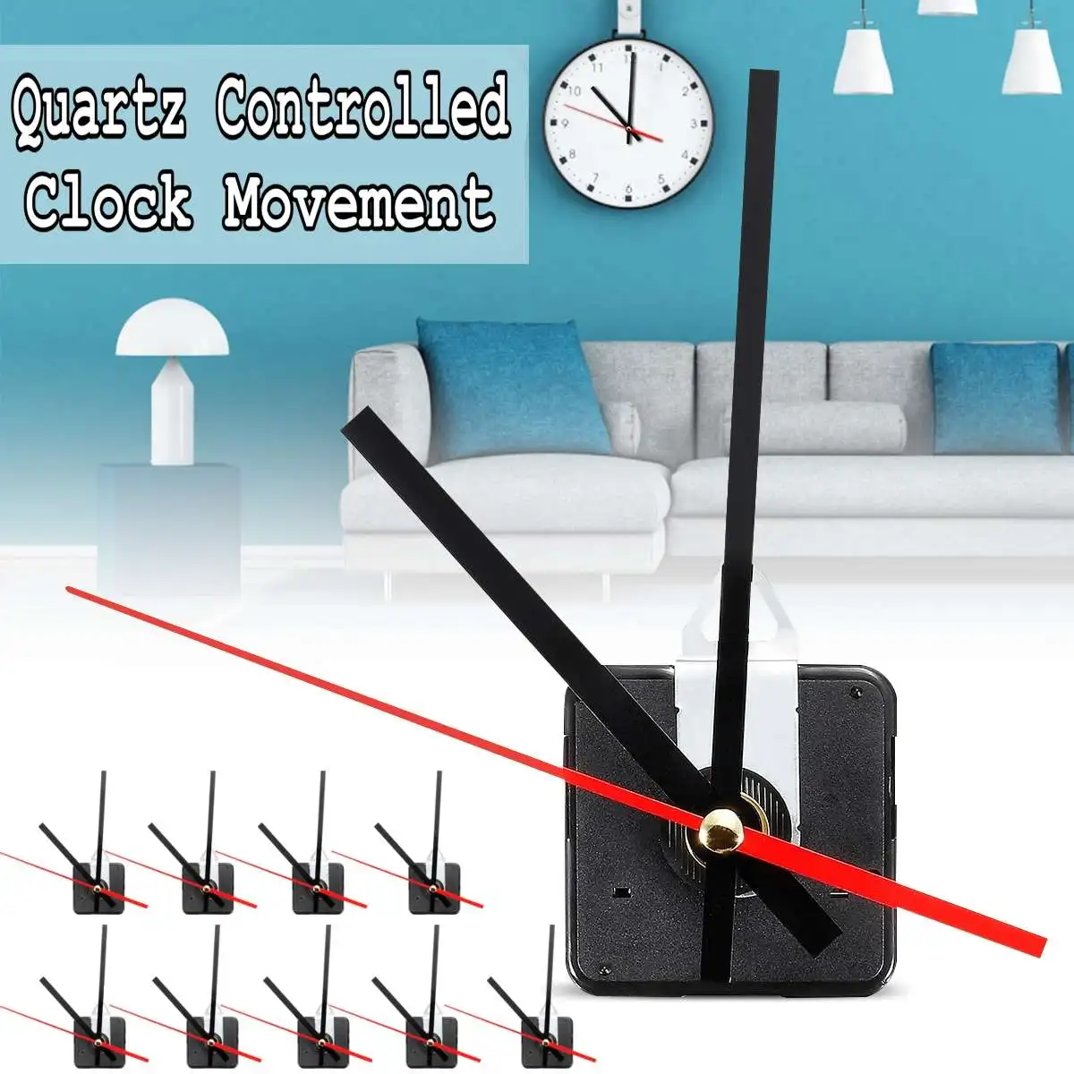 18.5mm Quartz Silent Clock Movement Mechanism Module DIY Kit Hour Minute Second Quartz Repair Movement Clock Mechanism Parts 
18.5mm Quartz Silent Clock Movement Mechanism Module DIY Kit Hour Minute Second Quartz Repair Movement Clock Mechanism Parts