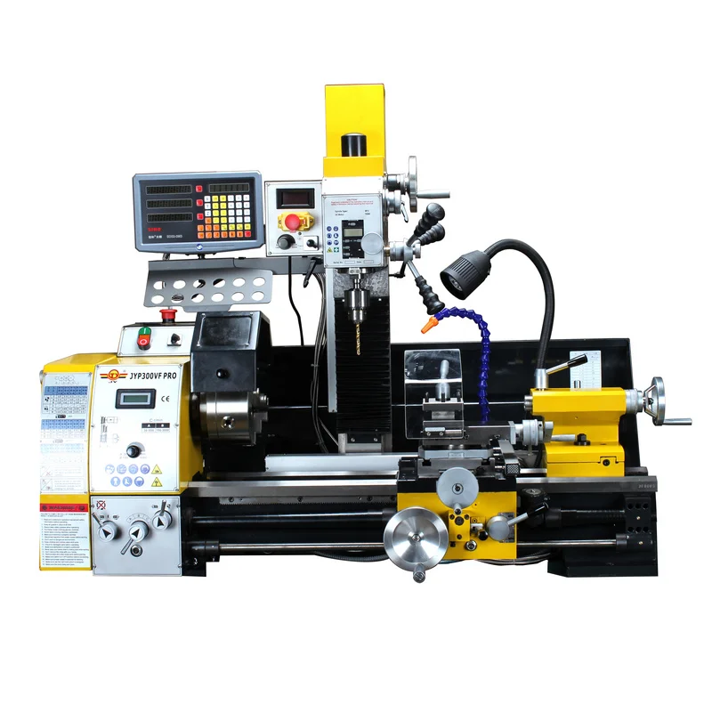 Mini Lathe Drilling Milling Machine Metal Industry Desktop Power Multi-Function Household Tool JYP300VF Bechtop Turning
Mini Lathe Drilling Milling Machine Metal Industry Desktop Power Multi-Function Household Tool JYP300VF Bechtop Turning