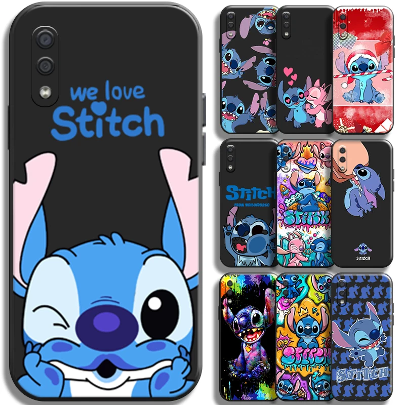 

Disney Cartoon Stitch For Samsung Galaxy A01 A01 Core Phone Case Shell Back Soft Cases Black Carcasa Coque TPU Liquid Silicon