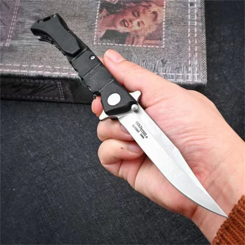 Newest Cold Steel 20NQL Medium Luzon Flipper Knife Drop-Point Plain Blade Black GFN Handles Outdoor Survival Folding Pocket Tool
Newest Cold Steel 20NQL Medium Luzon Flipper Knife Drop-Point Plain Blade Black GFN Handles Outdoor Survival Folding Pocket Tool