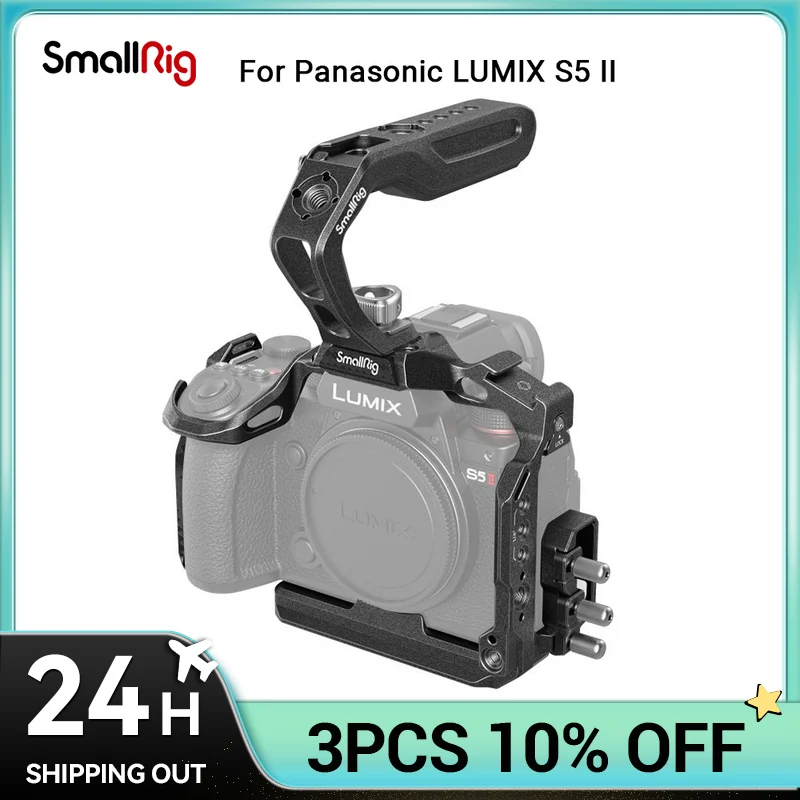 Набор клетки SmallRig «Черная Мамба» для Panasonic LUMIX S5 II с быстроразъемной пластиной Arca-Swiss для DJI RS2 / RS 3 PRO 4024
Набор клетки SmallRig «Черная Мамба» для Panasonic LUMIX S5 II с быстроразъемной пластиной Arca-Swiss для DJI RS2 / RS 3 PRO 4024