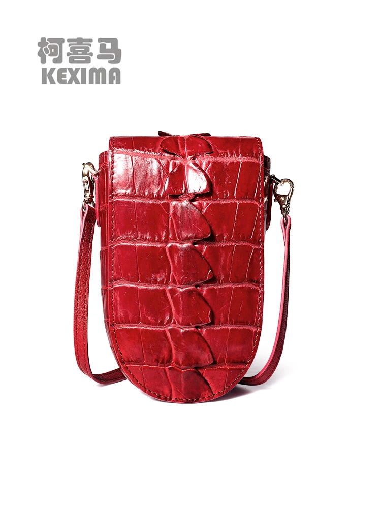 yuanyu new Crocodile leather cell phone bag Crocodile Leather imported crocodile woman bag single shoulder bag for female bag
yuanyu new Crocodile leather cell phone bag Crocodile Leather imported crocodile woman bag single shoulder bag for female bag