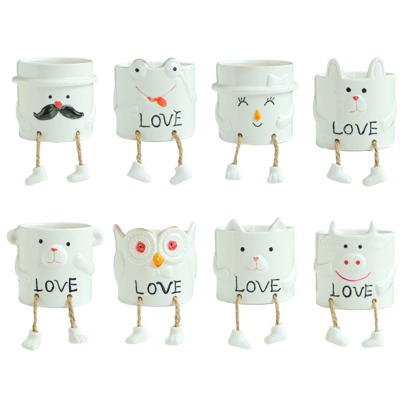 Ceramic Hanging Feet Doll Flower Pot Cactus Bonsai Succulent Container
Ceramic Hanging Feet Doll Flower Pot Cactus Bonsai Succulent Container