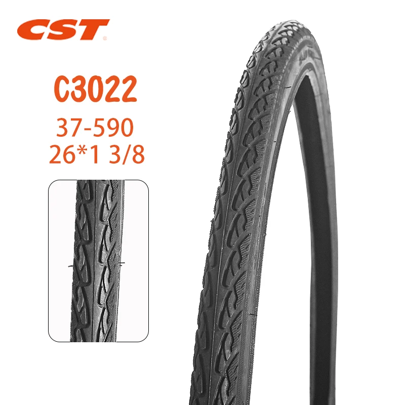 CST 26inch Bicycle Tire 26x1 3/8 C3022 Wear-Resistant Mountain Bike Pneu Bicicleta 37-590 MTB Bicycle Tyres
CST 26inch Bicycle Tire 26x1 3/8 C3022 Wear-Resistant Mountain Bike Pneu Bicicleta 37-590 MTB Bicycle Tyres