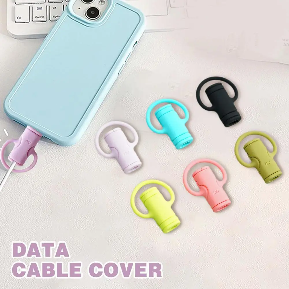 Mobile Phone Data Cable Protection Cover Silicone Cartoon Protection Breakage Wire Head Charging Wire Two-in-one Protection C6U3
Mobile Phone Data Cable Protection Cover Silicone Cartoon Protection Breakage Wire Head Charging Wire Two-in-one Protection C6U3