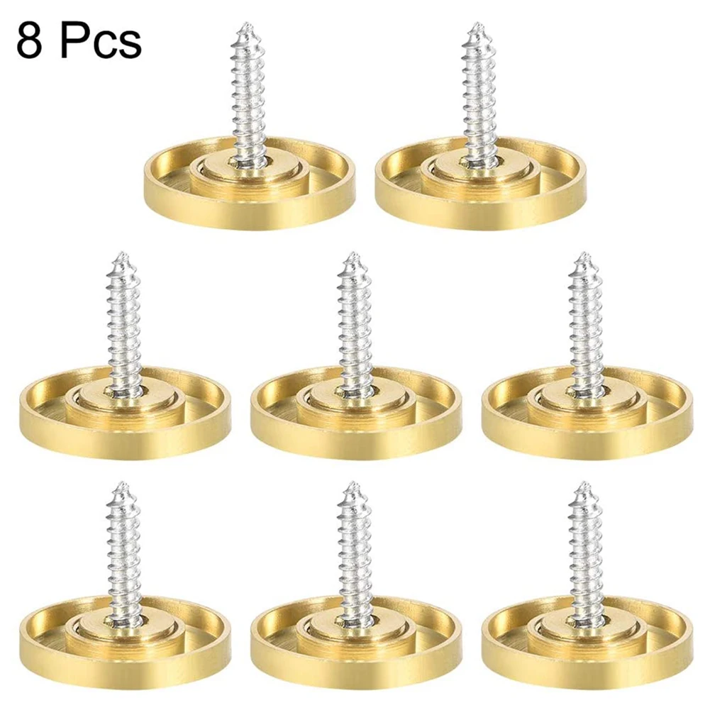 8 Pcs Mirror Screws Kit Decorative Table Mirror Screw Cap Nails Advertising Mirror For Furniture Installation Nail Fasteners
8 Pcs Mirror Screws Kit Decorative Table Mirror Screw Cap Nails Advertising Mirror For Furniture Installation Nail Fasteners