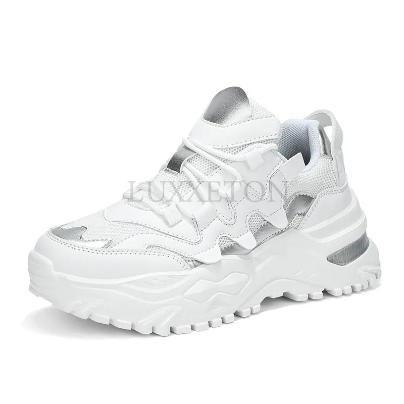 Кроссовки женские массивные, Вулканизированная подошва, повседневная обувь для бега, белые, черные, 35-43
Кроссовки женские массивные, Вулканизированная подошва, повседневная обувь для бега, белые, черные, 35-43