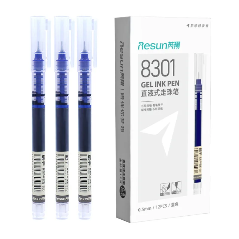 12pcs/Box Direct Liquid High-capacity Ins Wind Simple Walking Ball Pen Student Pen Quick Drying 0.5 Neutral Pen
12pcs/Box Direct Liquid High-capacity Ins Wind Simple Walking Ball Pen Student Pen Quick Drying 0.5 Neutral Pen