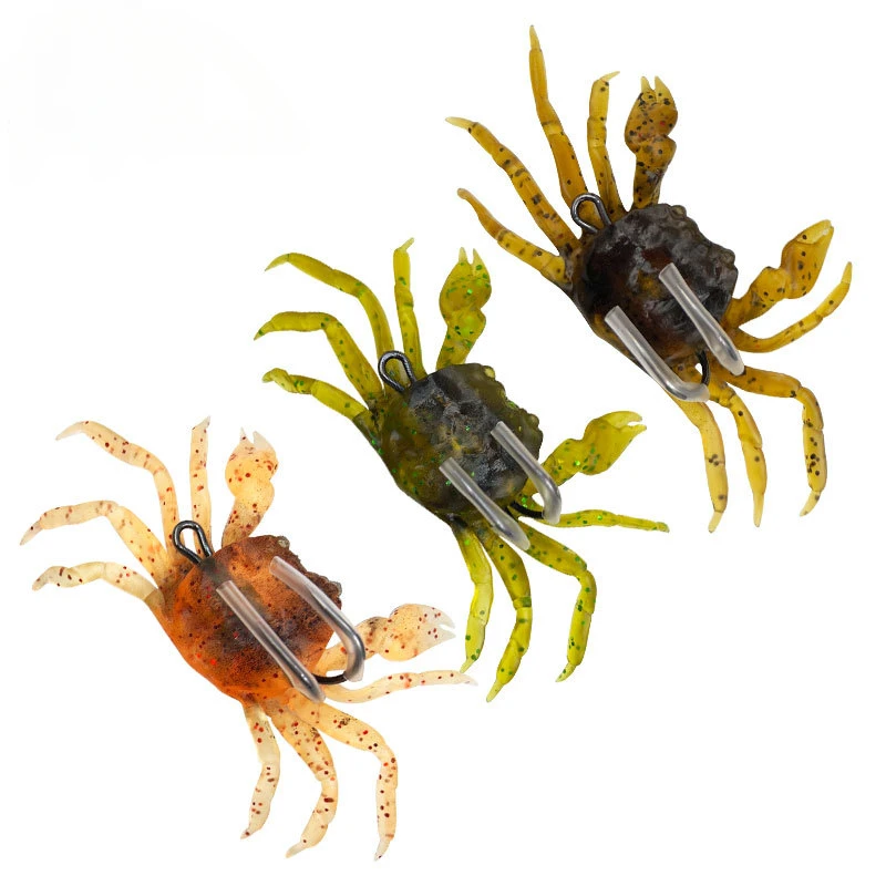 Luya Bait Bait Bionic Soft Bait 3D with Hook Soft Crab Soft Bait Bionic Bait
Luya Bait Bait Bionic Soft Bait 3D with Hook Soft Crab Soft Bait Bionic Bait