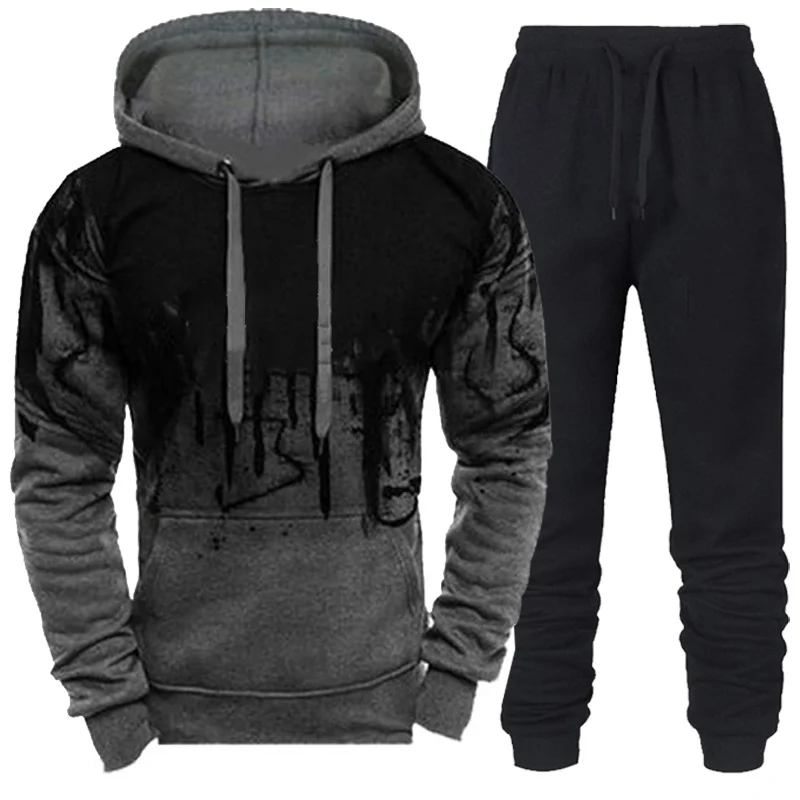 2023 Men's Sets Sports Hoodie Clothing Casual Loose Street Men's Fashion Spring Autumn Jacket + Pants 2 Piece Set
2023 Men's Sets Sports Hoodie Clothing Casual Loose Street Men's Fashion Spring Autumn Jacket + Pants 2 Piece Set