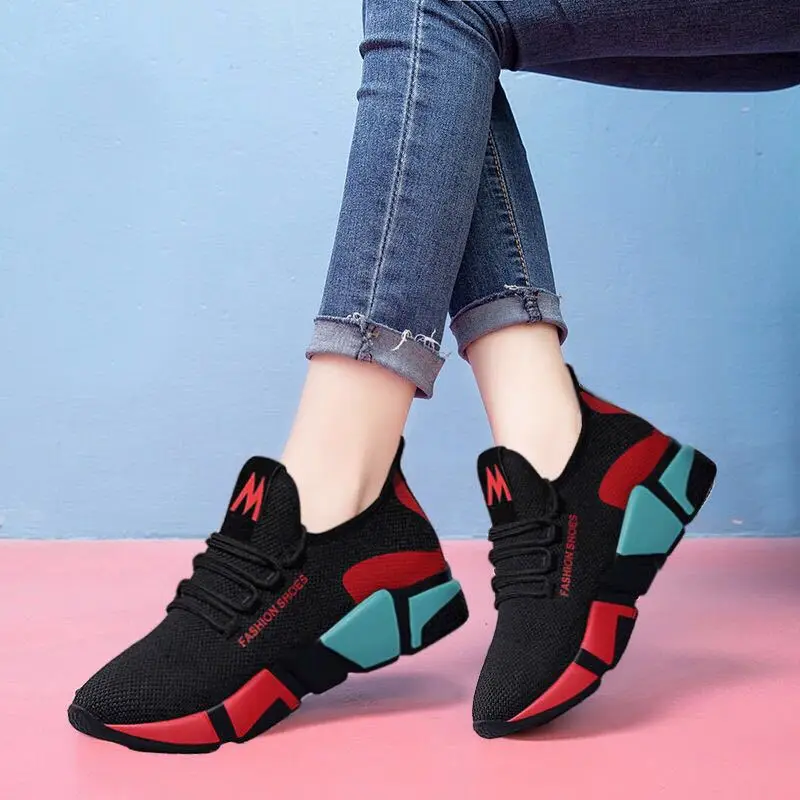 Women Leisure Sneakers Thick Soft Lace-Up Breathable Shoes Female 2022 Spring New Lightweight Heightening Shoes Zapatos De Mujer
Women Leisure Sneakers Thick Soft Lace-Up Breathable Shoes Female 2022 Spring New Lightweight Heightening Shoes Zapatos De Mujer