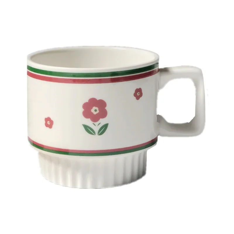 South Korea INS Wind Kitchen Accessories Tulip Ceramic Mug Vintage Girl Coffee Cup Mugs Heart Flower Water Cup Milk Breakfast
South Korea INS Wind Kitchen Accessories Tulip Ceramic Mug Vintage Girl Coffee Cup Mugs Heart Flower Water Cup Milk Breakfast