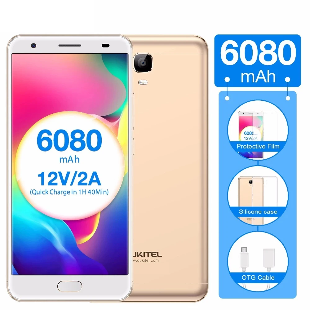 OUKITEL OK6000 Plus смартфон на Android 5,5, восемь ядер, экран 7,0 дюйма, 4 Гб + 64 ГБ 
OUKITEL OK6000 Plus смартфон на Android 5,5, восемь ядер, экран 7,0 дюйма, 4 Гб + 64 ГБ