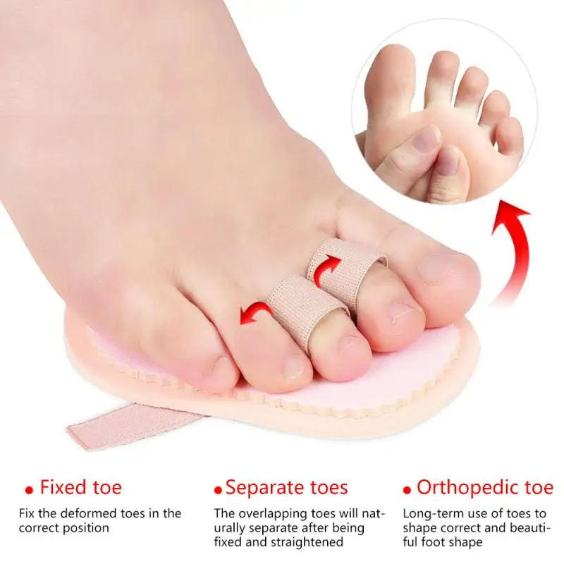 Foot Support Pads Bunion Corrector Adjuster Feet Toe Separator 1pcs Toe Straightener Foot Pain Care Pad Hallux Valgus Corrector
Foot Support Pads Bunion Corrector Adjuster Feet Toe Separator 1pcs Toe Straightener Foot Pain Care Pad Hallux Valgus Corrector