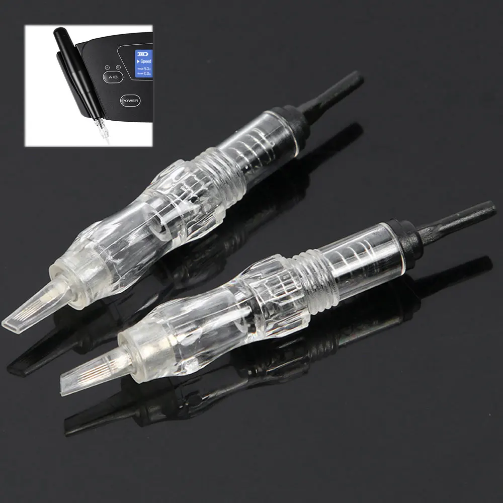 10PCS Black Tattoo Needle 1R,2R,3R,5R Disposable Sterilized Cartridge For Rotary PMU Permanent Makeup Machine Kit Eyebrow Needle
10PCS Black Tattoo Needle 1R,2R,3R,5R Disposable Sterilized Cartridge For Rotary PMU Permanent Makeup Machine Kit Eyebrow Needle