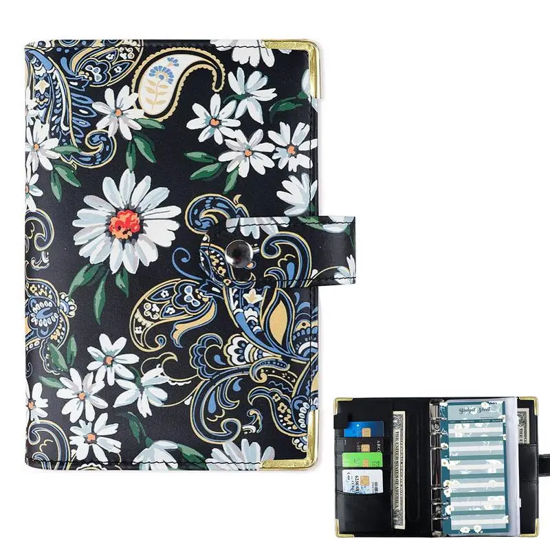 Notebook Binder Cash Envelopes For Budgeting 6 Ring PU Leather Notebook Binder With Cash Envelopes & Expense Budget Sheets 24
Notebook Binder Cash Envelopes For Budgeting 6 Ring PU Leather Notebook Binder With Cash Envelopes & Expense Budget Sheets 24
