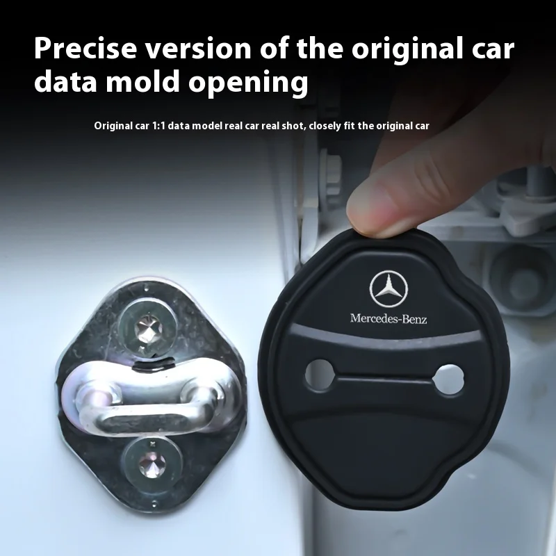 Для Mercedes Benz автомобильный дверной замок с пряжкой, силиконовый защитный чехол, модификация пыли, ржавчины, буфера и удара, декоративные наклейки
Для Mercedes Benz автомобильный дверной замок с пряжкой, силиконовый защитный чехол, модификация пыли, ржавчины, буфера и удара, декоративные наклейки