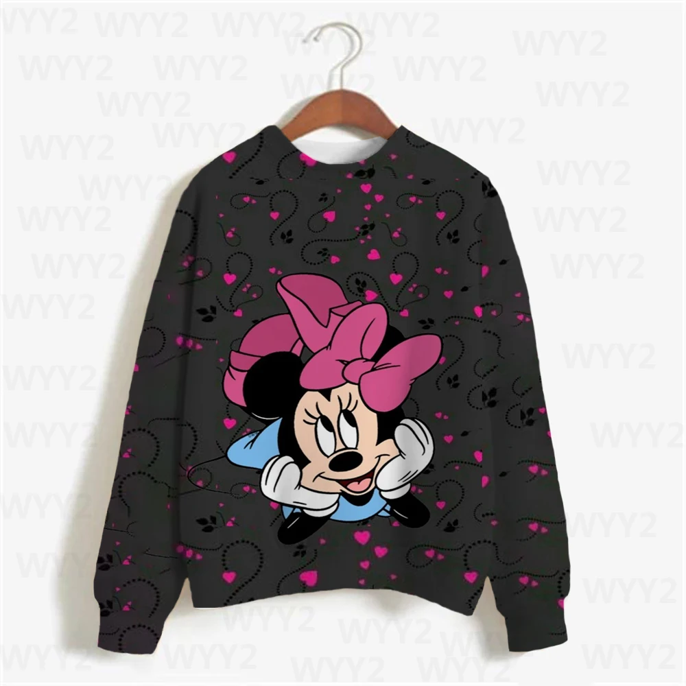 Ladies Sweater Autumn Holiday Cartoon Printed Women's Pullover Autumn Winter Clothing Disney Minnie Sweater Hoodie
Ladies Sweater Autumn Holiday Cartoon Printed Women's Pullover Autumn Winter Clothing Disney Minnie Sweater Hoodie