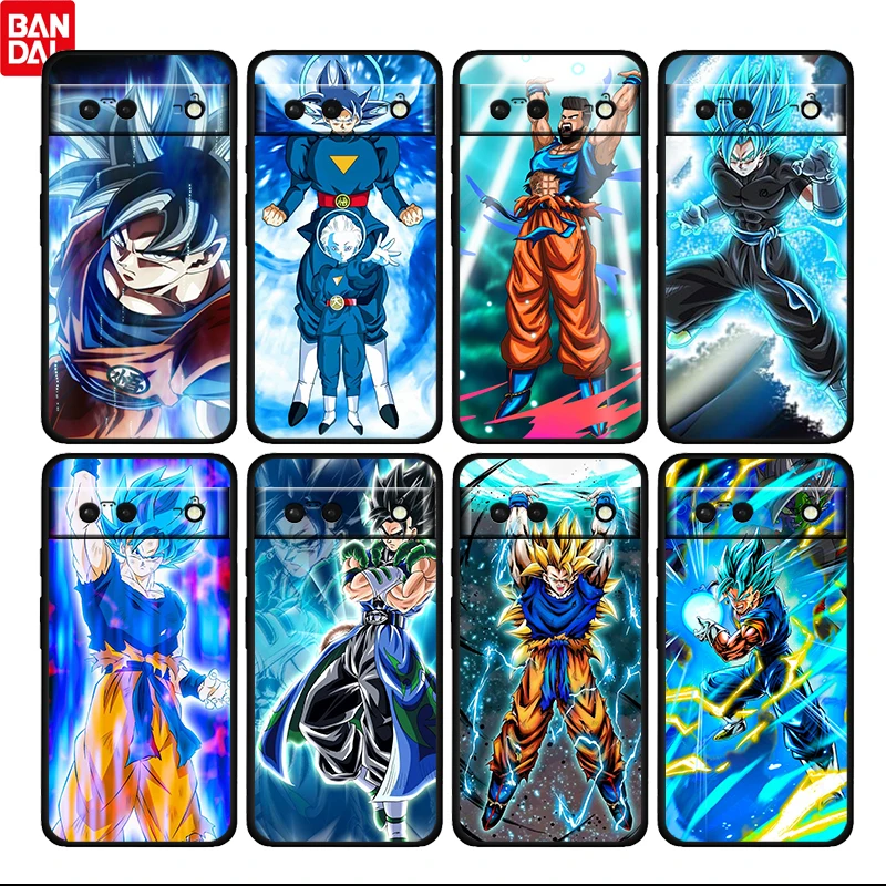 

Anime Dragon Ball Son Goku For Google Pixel 6 6a 6Pro 5 5a 4 4a XL 5G Black TPU Soft Phone Case Silicone Cover Fundas Coque Capa