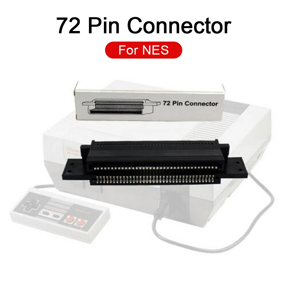 72Pin для адаптера NES, запасная часть для игровых аксессуаров Nintendo NES, 72-контактный разъем, 8-битный системный ремонт
72Pin для адаптера NES, запасная часть для игровых аксессуаров Nintendo NES, 72-контактный разъем, 8-битный системный ремонт