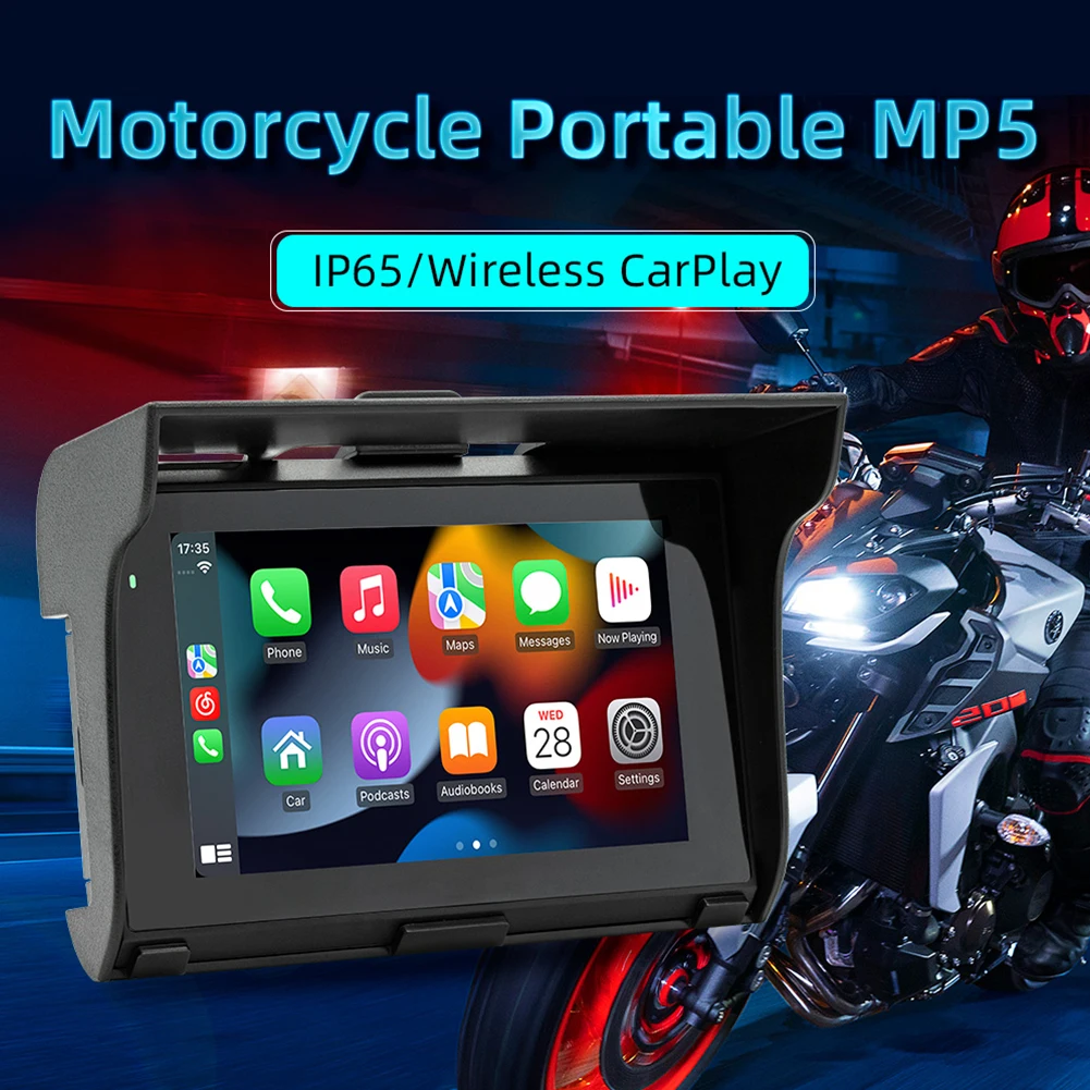 5 Inch Motorcycle MP5 Player Touch Screen GPS Navigator Bluetooth-compatible Motorbike Radio Mirrorlink IP65 Waterproof Dash Cam
5 Inch Motorcycle MP5 Player Touch Screen GPS Navigator Bluetooth-compatible Motorbike Radio Mirrorlink IP65 Waterproof Dash Cam