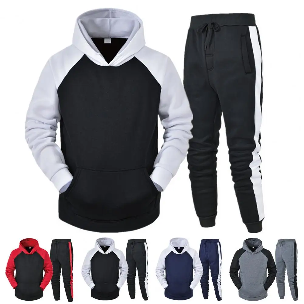Sporty Outfit 2Pcs/Set Trendy Elastic Waistband Breathable Men Tracksuit Pockets Hooded Athletic Sweatsuit Daily Clothing
Sporty Outfit 2Pcs/Set Trendy Elastic Waistband Breathable Men Tracksuit Pockets Hooded Athletic Sweatsuit Daily Clothing