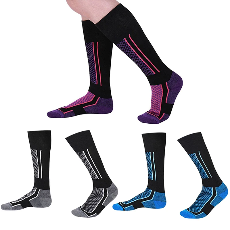 

New Ski Socks Thick Cotton Sports Snowboard Cycling Skiing Soccer Socks Men Women Moisture Absorption High Elastic Thermal socks