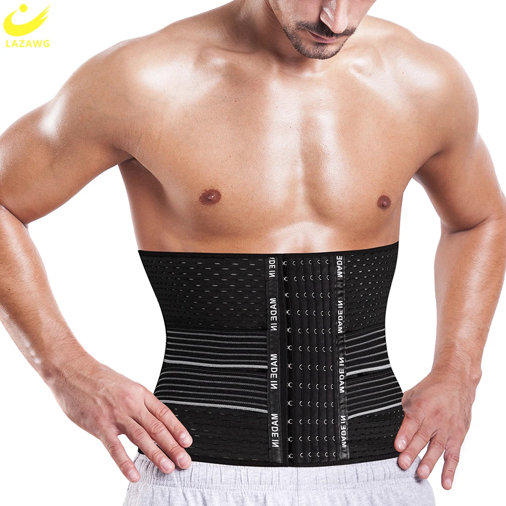 LAZAWG Men Waist Trainer Belt for Slimming Girdle Band Weight Loss Belly Wrap Waist Cincher Body Shaper Fat Burner Gym Sport
LAZAWG Men Waist Trainer Belt for Slimming Girdle Band Weight Loss Belly Wrap Waist Cincher Body Shaper Fat Burner Gym Sport
