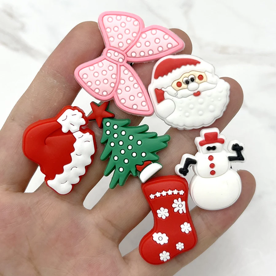 Single Sale Santa Claus PVC Shoe Charm Accessories Diy Shoe Buckle Decor Christmas Icon Fit Pins Croc Charms JIBZ Kid X-mas Gift
Single Sale Santa Claus PVC Shoe Charm Accessories Diy Shoe Buckle Decor Christmas Icon Fit Pins Croc Charms JIBZ Kid X-mas Gift