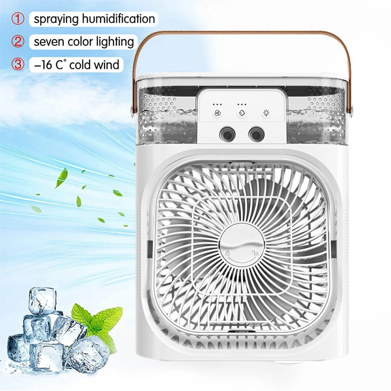 1 PCS Air Conditioning Fan 3-In-1 Humidified Mist Spray Fan Portable Air Conditioner Desk Fan A
1 PCS Air Conditioning Fan 3-In-1 Humidified Mist Spray Fan Portable Air Conditioner Desk Fan A