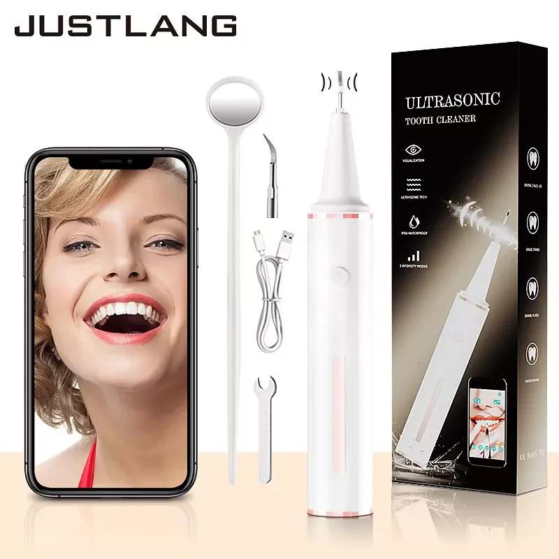 Visible Ultrasonic Scaler Plaque Stains Tartar Remover Bluetooth Dental Cleaner Electric Scaler Tooth Whitening Home Sonic LED
Visible Ultrasonic Scaler Plaque Stains Tartar Remover Bluetooth Dental Cleaner Electric Scaler Tooth Whitening Home Sonic LED