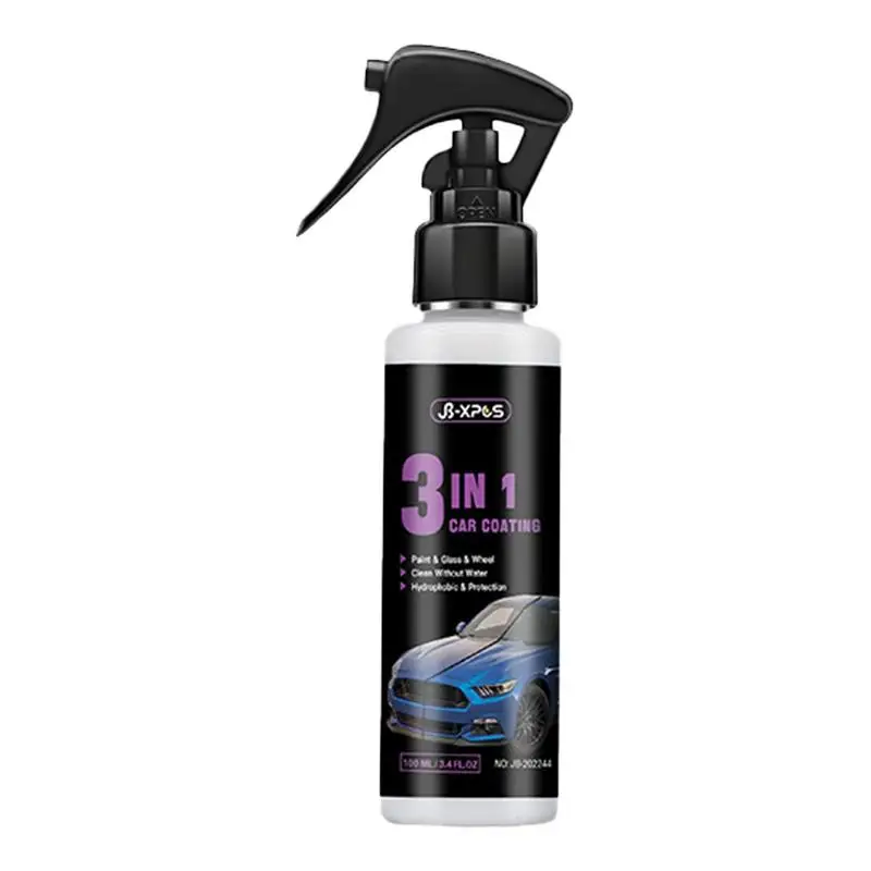 

Car Paint Ceramic Coating 3-in-1 Car Coating Agent Spray Car Ceramic Coating Spray Maximum Gloss & Shine Extremely Hydrophobic