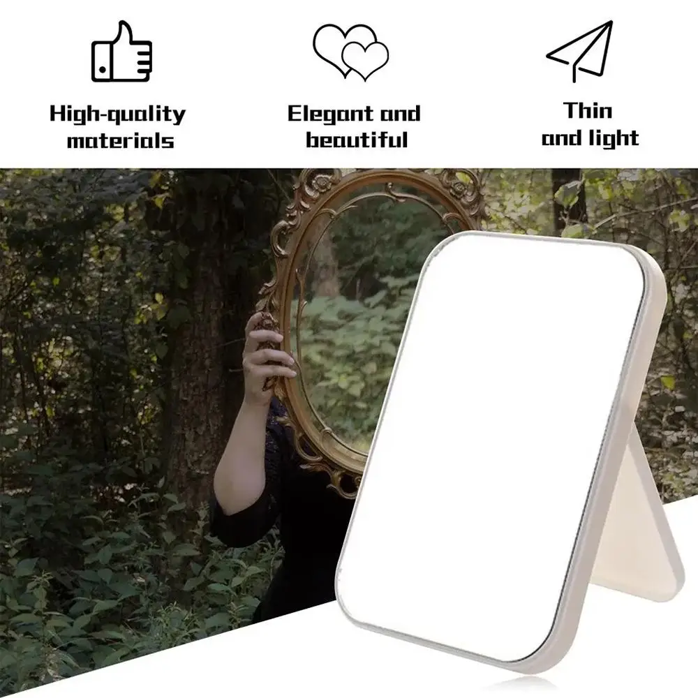 Folding Vanity Makeup Mirror Stable Placement Mini Portable HD Desktop Lightweight Convenient Makeup Tools Anti-topple Prin S8O0
Folding Vanity Makeup Mirror Stable Placement Mini Portable HD Desktop Lightweight Convenient Makeup Tools Anti-topple Prin S8O0