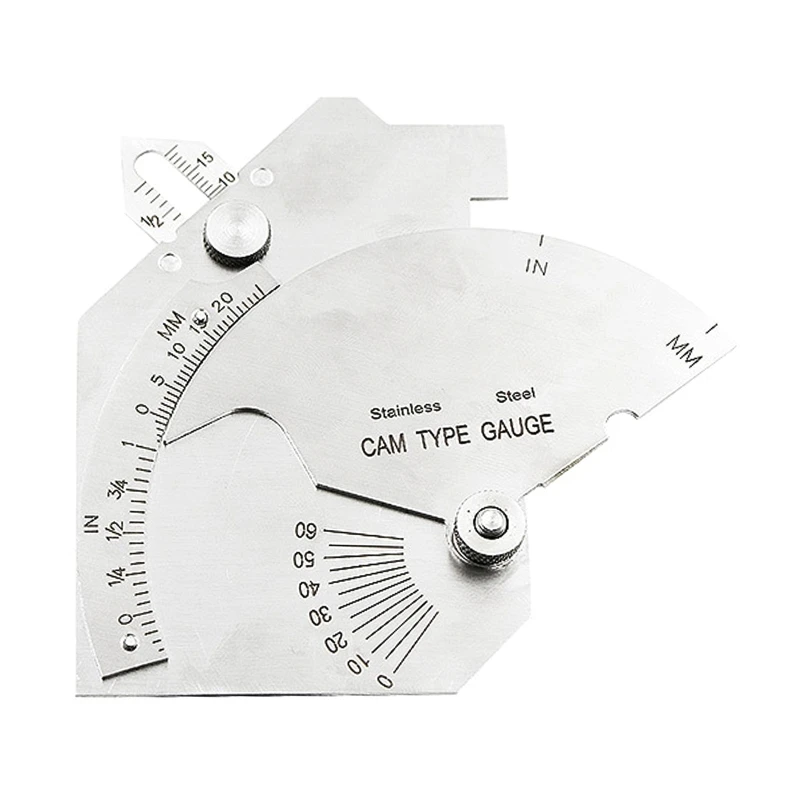 

Bridge Cam Gauge Welding Fillet Throat Gage Welding Gauge Welded Surface Weld Joints Bevel Angle Inspection Inch/mm