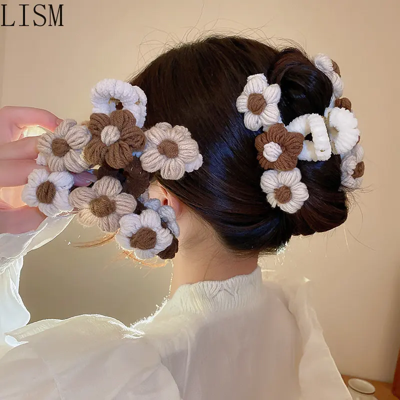 New Barrettes Back Head Wool Flower Korean Fashion Design Hair Accessories Wholesale indian jewelry hair accessories for girls
New Barrettes Back Head Wool Flower Korean Fashion Design Hair Accessories Wholesale indian jewelry hair accessories for girls