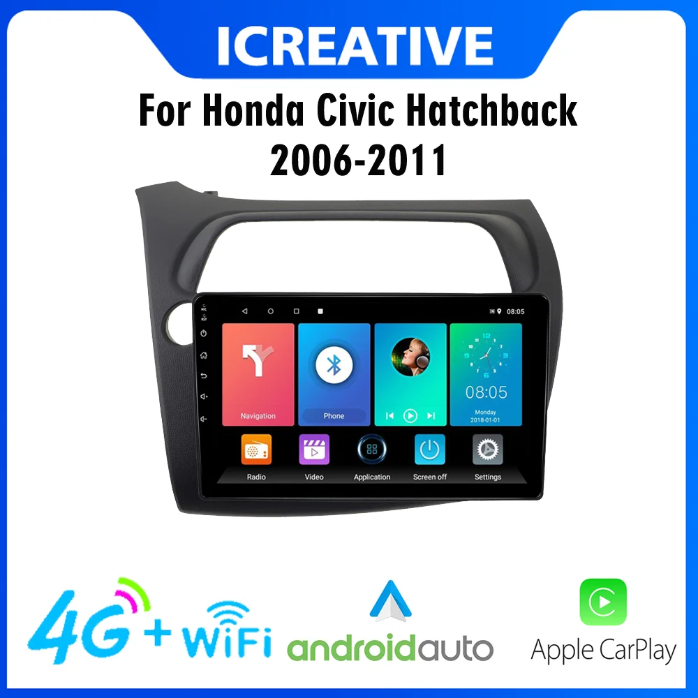 Autoradio For Honda Civic 2006-2012 Android Car Radio Multimedia Video Player Navigation GPS 2 din autoradio Head Unit
Autoradio For Honda Civic 2006-2012 Android Car Radio Multimedia Video Player Navigation GPS 2 din autoradio Head Unit
